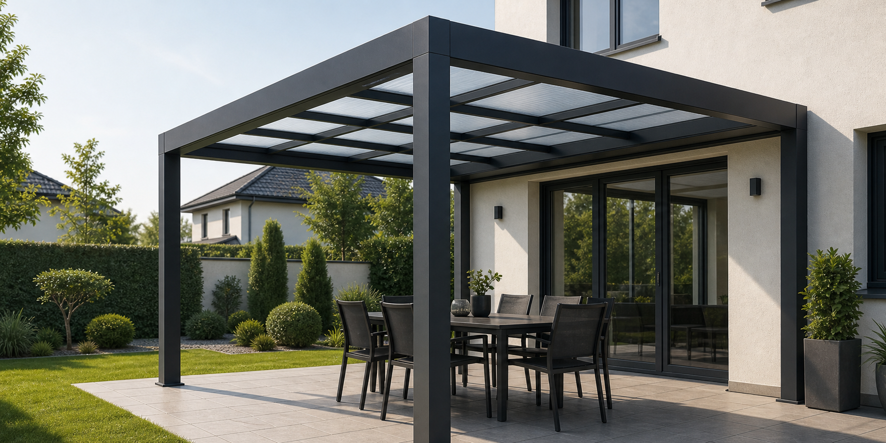 Standardowa pergola stalowa